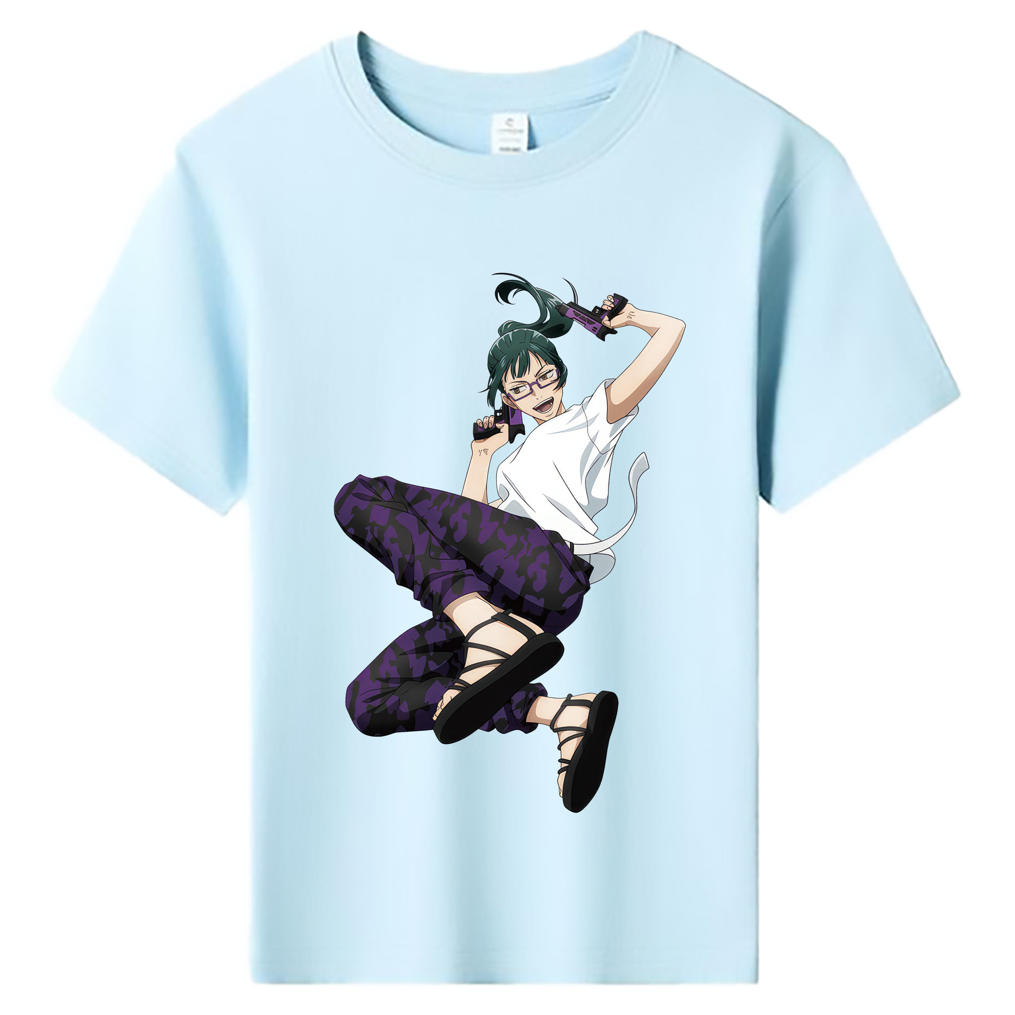 （画像用） 呪術廻戦 Jujutsu Kaisen 綿100％キッズTシャツ（フロントプリント）